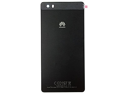 Huawei P8 Lite - Cover batteria + Vetrino Camera Nero