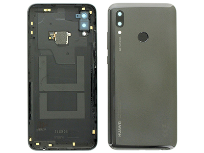 Huawei P Smart 2019 - Back Cover + Camera Lens + Fingerprint Reader + Side Keys Black