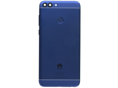 Huawei P Smart Dual Sim - Back Cover + Camera Lens + Fingerprint Reader + Side Keys  Blue