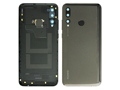 Huawei P Smart+ 2019 - Back Cover + Camera Lens + Fingerprint Reader + Side Keys  Black