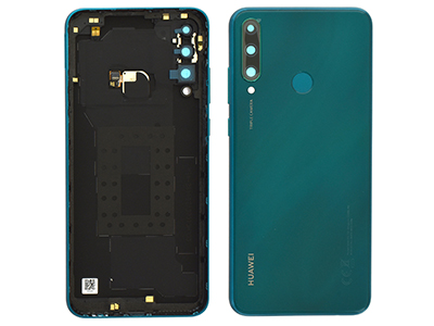 Huawei Y6p - Back Cover + Camera Lens + Side Keys + Fingerprint Reader Emerald Green