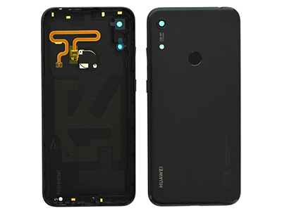 Huawei Y6s - Back Cover + Camera Lens + Fingerprint Reader + Side Keys Black