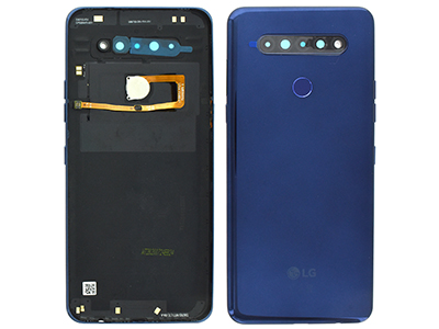 Lg LMK510EMW K51S - Cover Batteria + Lettore Impronta + Vetrino Camera + Tasti Laterali Blu