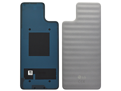 Lg LMK420EMW K42 Dual Sim - Back Cover + Adhesives Grey
