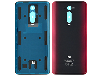 Xiaomi Mi 9T Pro - Cover Batteria + Adesivi Dark Red
