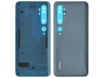 Xiaomi Mi Note 10 - Cover Batteria + Adesivi Midnight Black