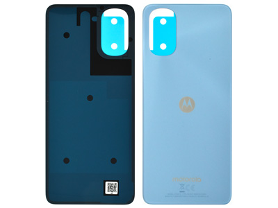 Motorola Moto E32 - Back Cover + Adhesives Pearl Blue