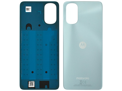 Motorola Moto E32s - Cover Batteria + Adesivi Misty Silver