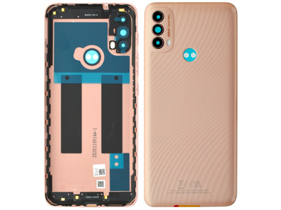 Motorola Moto E40 - Back Cover + Side Keys + Camera Lens Pink Clay