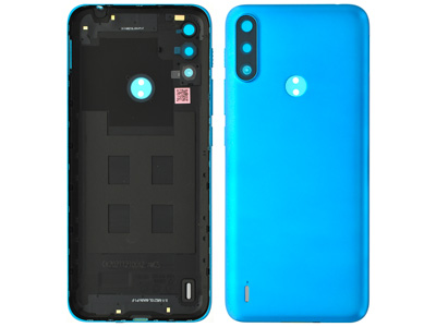 Motorola Moto E7i Power - Back Cover + Side Keys Tahiti Blue