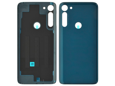 Motorola Moto G8 Power - Cover Batteria + Adesivi Capri Blue