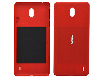 Nokia Nokia 1 Plus - Back Cover + Side Keys Red