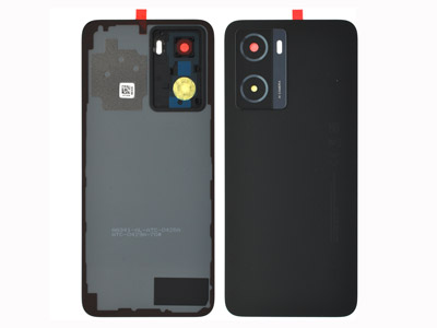 Oppo A57 - Back Cover + Camera Lens + Adesive Black