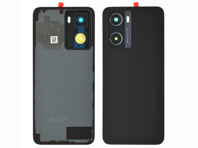 Oppo A57s - Back Cover + Camera Lens + Adesive Black
