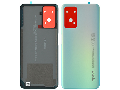 Oppo A76 - Back Cover + Adhesives Glowing Blue