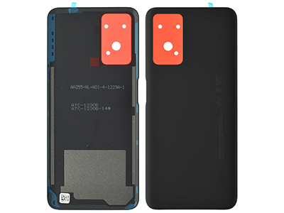 Oppo A76 - Back Cover + Adhesives Glowing Black