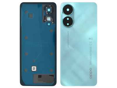 Oppo A78 4G - Back Cover + Camera Lens + Adesive Aqua Green