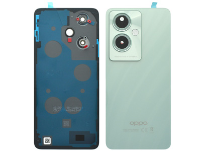 Oppo A79 5G - Back Cover + Camera Lens + Adesive Glowing Green