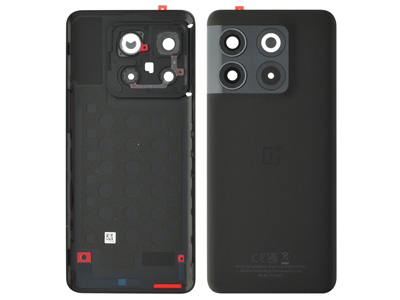 OnePlus OnePlus 10T 5G - Cover Batteria + Vetrino Camera + Adesivi Moonstone Black