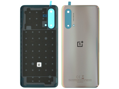 OnePlus OnePlus Nord CE 5G - Cover Batteria + Adesivi Silver Ray