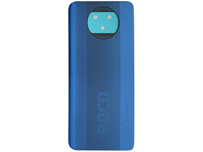 Xiaomi Poco X3 NFC - Back Cover + Adhesives Cobalt Blue