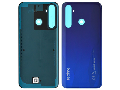 Realme Realme 5 Pro - Cover Batteria + Adesivi Sparkling Blue