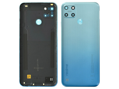 Realme Realme C25Y - Back Cover + Camera Lens + Side Keys Glacier Blue