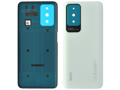 Xiaomi Redmi 10 4G 2022 - Cover Batteria + Adesivi Pebble White