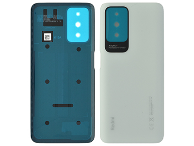 Xiaomi Redmi 10 4G - Cover Batteria + Adesivi Pebble White
