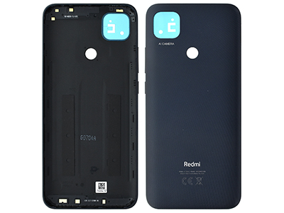 Xiaomi Redmi 9C - Cover Batteria + Tasti Laterali Dark Grey
