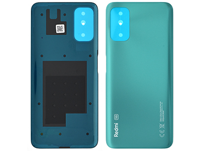 Xiaomi Redmi Note 10 5G - Cover Batteria + Adesivi Aurora Green