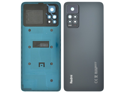 Xiaomi Redmi Note 11 Pro - Cover Batteria + Vetrino Camera  + Adesivi Graphite Gray