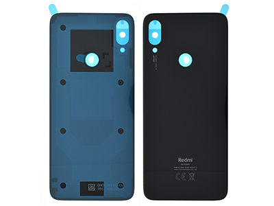 Xiaomi Redmi Note 7 - Back Cover + Adhesives Black