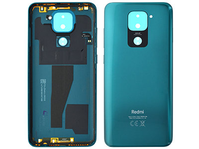 Xiaomi Redmi Note 9 - Cover Batteria + Tasti Laterali + Antenna NFC Forest Green