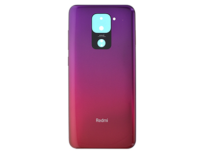 Xiaomi Redmi Note 9 - Back Cover + Side Keys Red