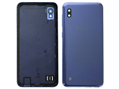 Samsung SM-A105 Galaxy A10 - Cover Batteria + Vetrino Camera + Tasti Laterali Blu