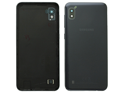 Samsung SM-A105 Galaxy A10 - Back Cover + Camera Lens + Side Keys Black