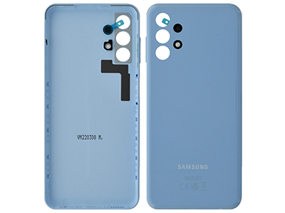 Samsung SM-A135 Galaxy A13 - Cover Batteria + Tasto Volume Light Blue