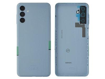 Samsung SM-A136 Galaxy A13 5G - Cover Batteria + Tasto Volume + Vetrino Camera Light Blue