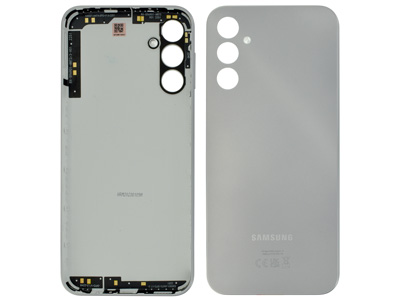 Samsung SM-A146 Galaxy A14 5G - Cover Batteria + Tasto Volume Silver