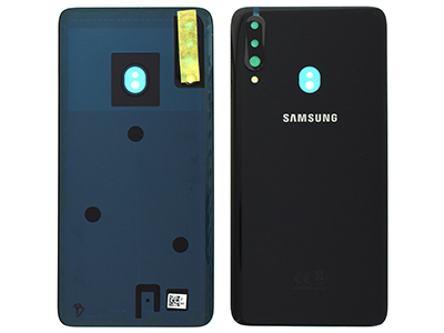 Samsung SM-A207 Galaxy A20s - Back Cover + Camera Lens Black