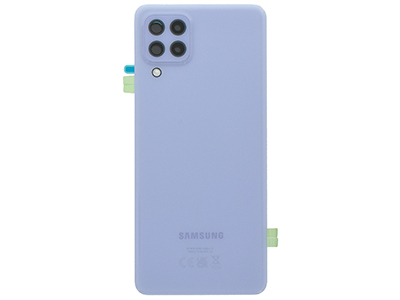 Samsung SM-A225 Galaxy A22 - Back Cover + Camera Lens + Adhesives Violet