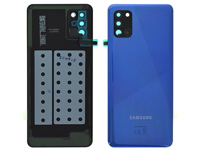 Samsung SM-A315 Galaxy A31 - Back Cover + Camera Lens + Adhesives Blue
