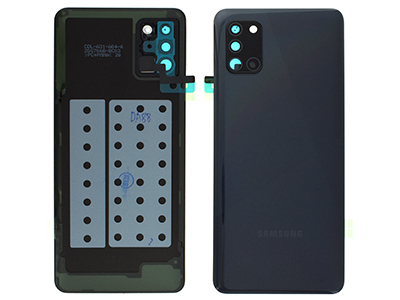 Samsung SM-A315 Galaxy A31 - Back Cover + Camera Lens + Adhesives Black
