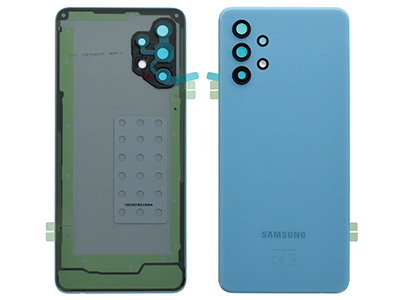 Samsung SM-A325 Galaxy A32 - Back Cover + complete Cover Camera + Adhesives Awesome Blue