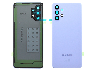 Samsung SM-A325 Galaxy A32 - Cover Batteria + Cover Camera completo + Adesivi Awesome Violet