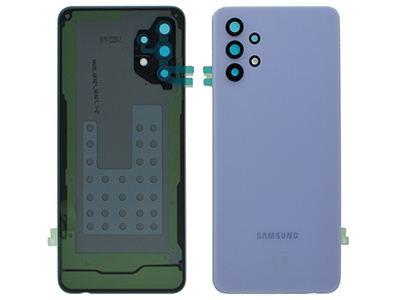 Samsung SM-A326 Galaxy A32 5G - Cover Batteria + Cover Camera completo + Adesivi Violet