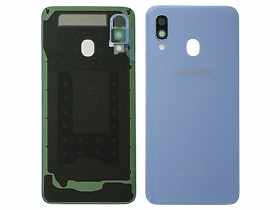 Samsung SM-A405 Galaxy A40 - Back Cover + Camera Lens + Adhesives Blue