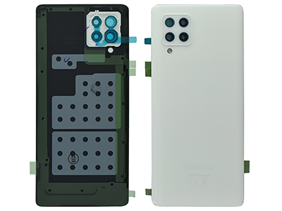 Samsung SM-A426 Galaxy A42 5G - Cover Batteria + Vetrino Camera + Adesivi White