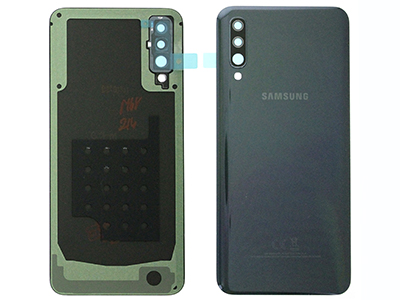 Samsung SM-A505 Galaxy A50 - Back Cover + Camera Lens + Adhesives Black